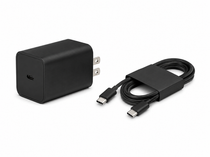 Cargador de Pared de Carga Súper Rápida con Cable USB Tipo C a USB Tipo C.