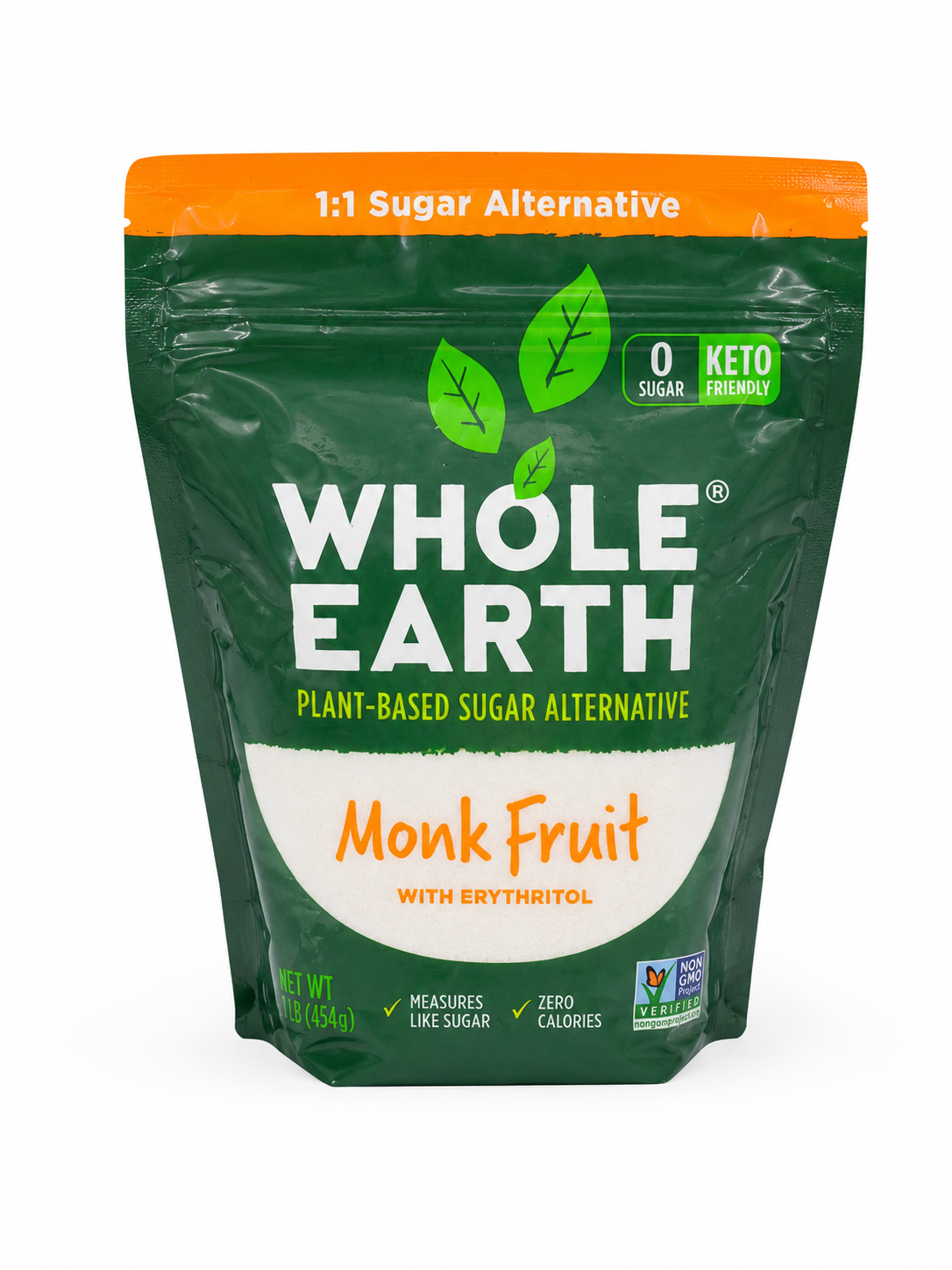 Endulzante Natural Monk Fruit con Eritritol 1 lb.