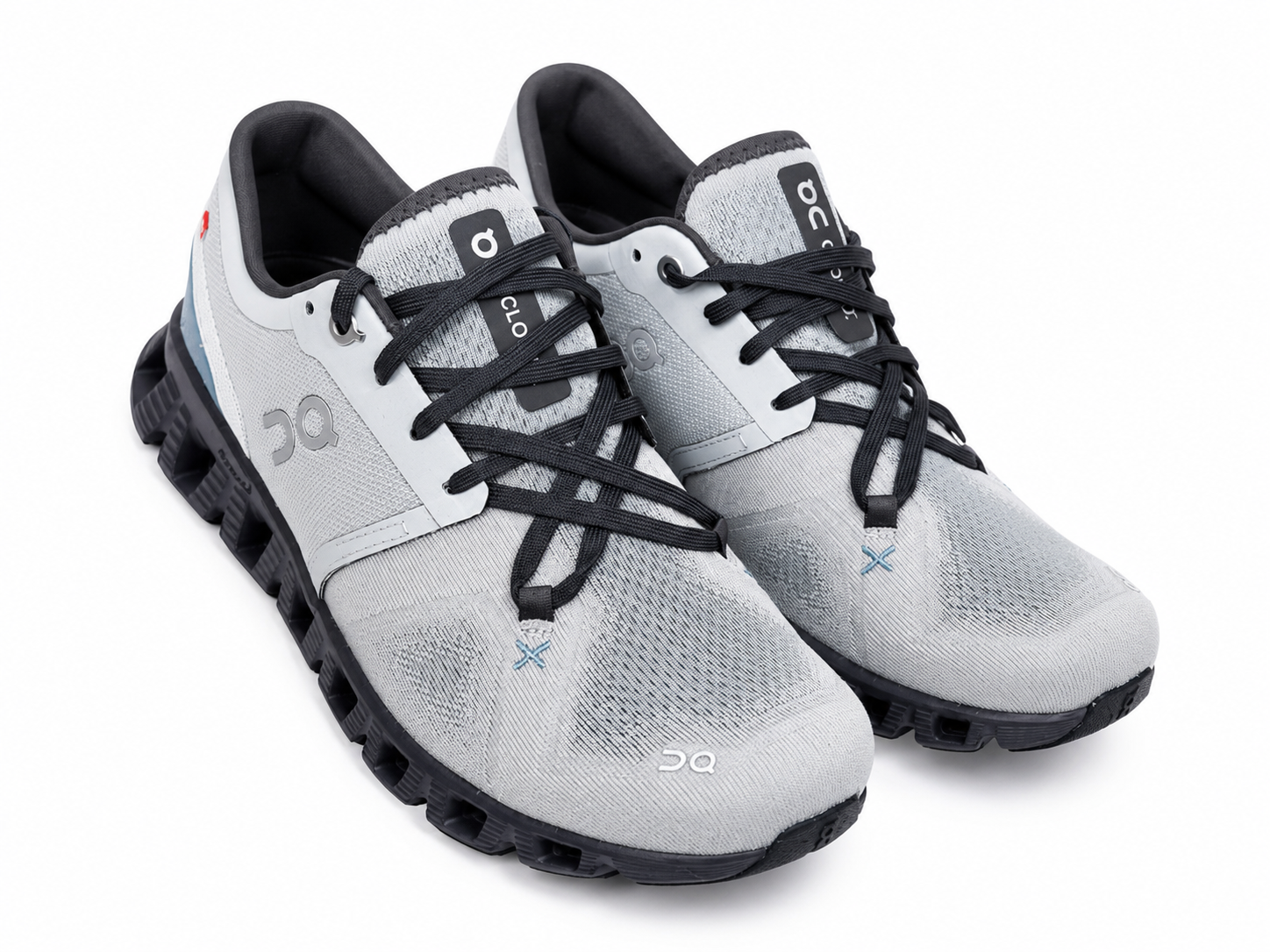 Zapatos deportivos casuales color gris y negro para hombre, talla 42.