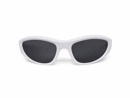 Gafas de sol retro blancas de estilo ojo de gato de primera calidad para mujer y hombre: gafas de sol modernas con protección UV.
