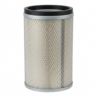 Filtro de aire cilíndrico de alto rendimiento diseñado para uso industrial pesado.