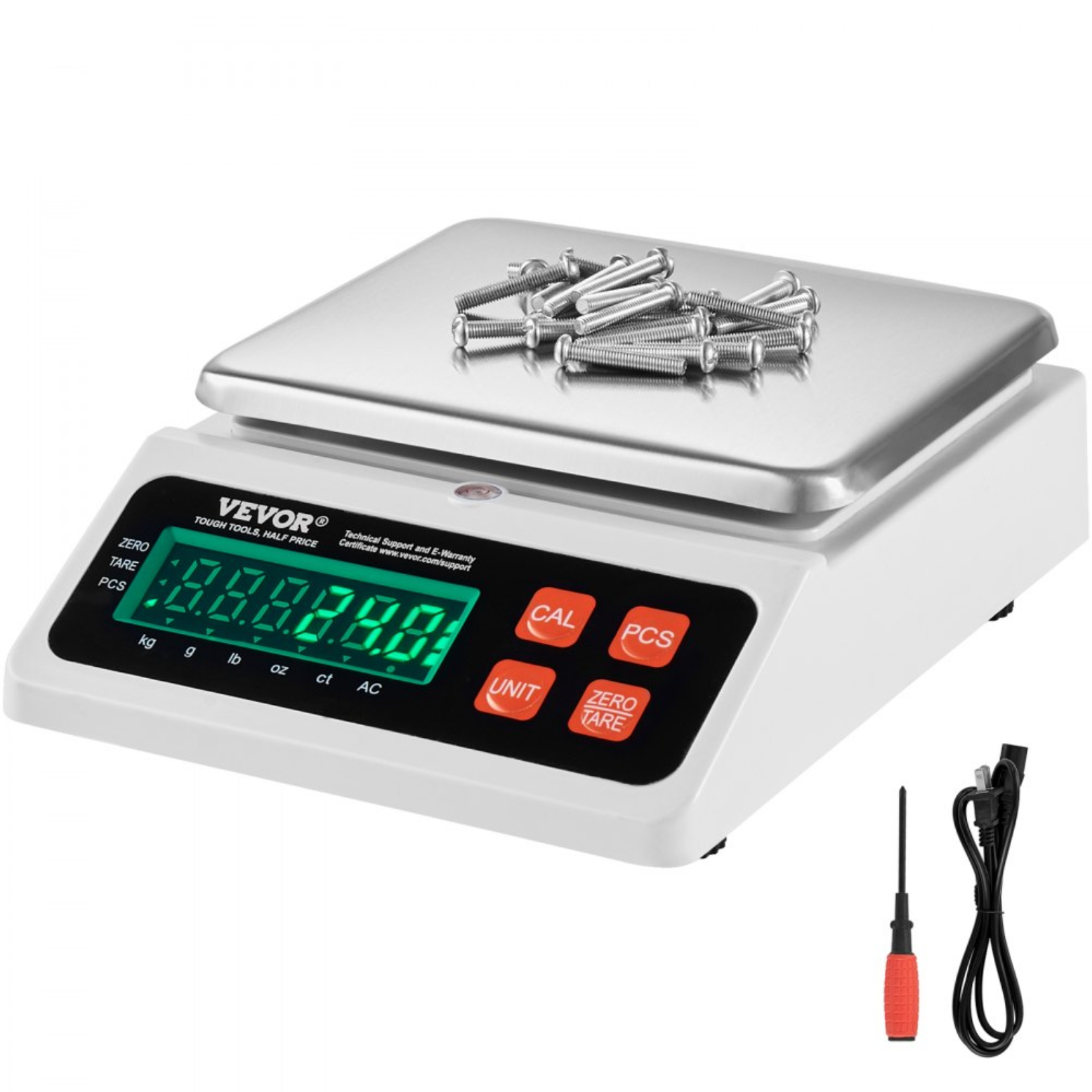 balanza electrónica de gramos, para joyería o cocina con pantalla LED