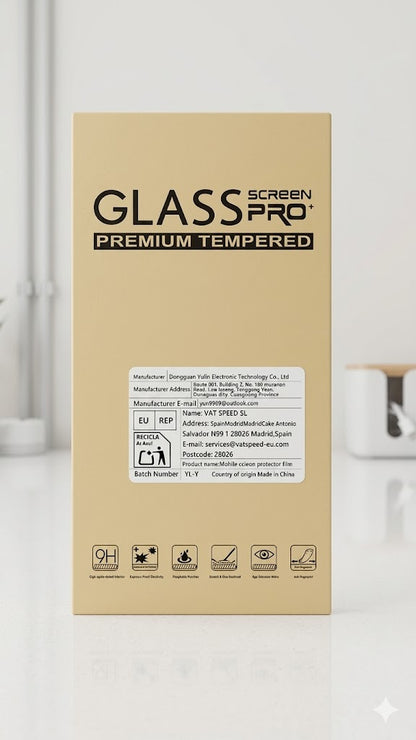 protector de pantalla de vidrio templado para iphone 12.