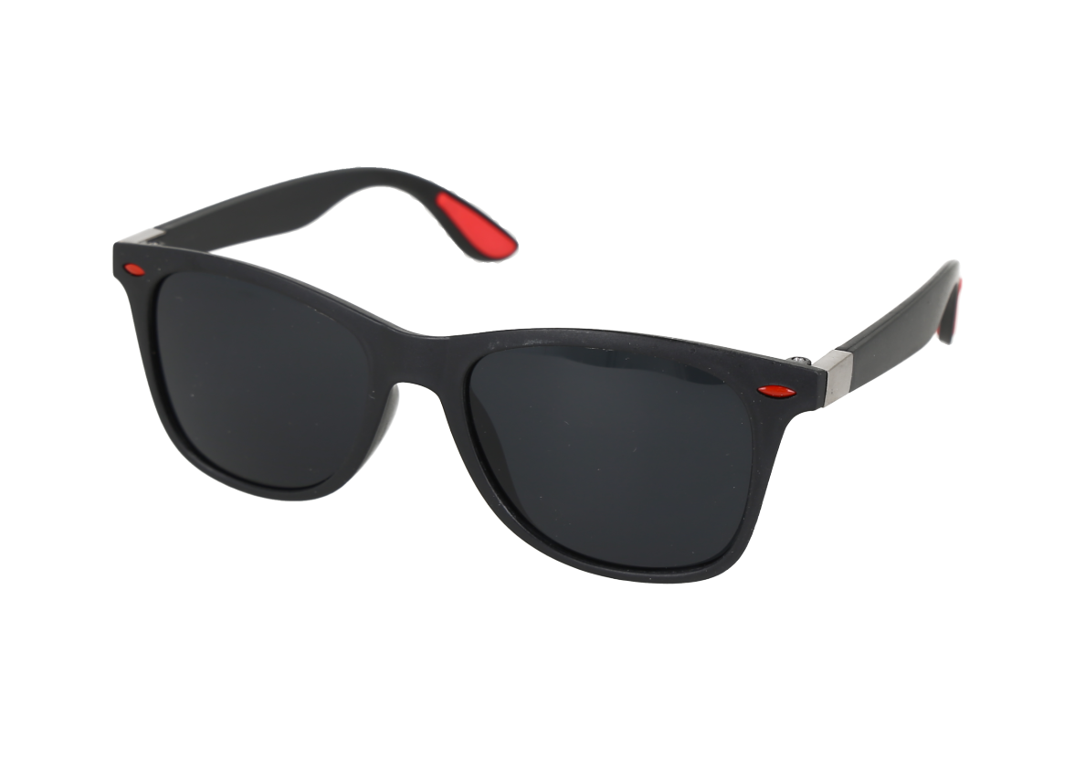Gafas de sol negro/rojo t67