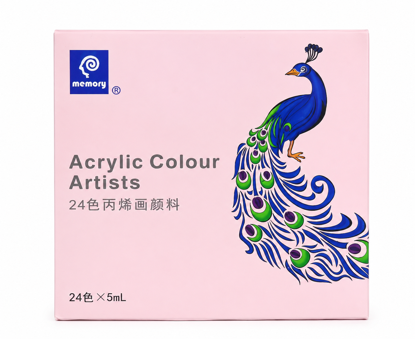 Set de Pinturas Acrílicas para Artistas de 24 Colores de 5 ml.