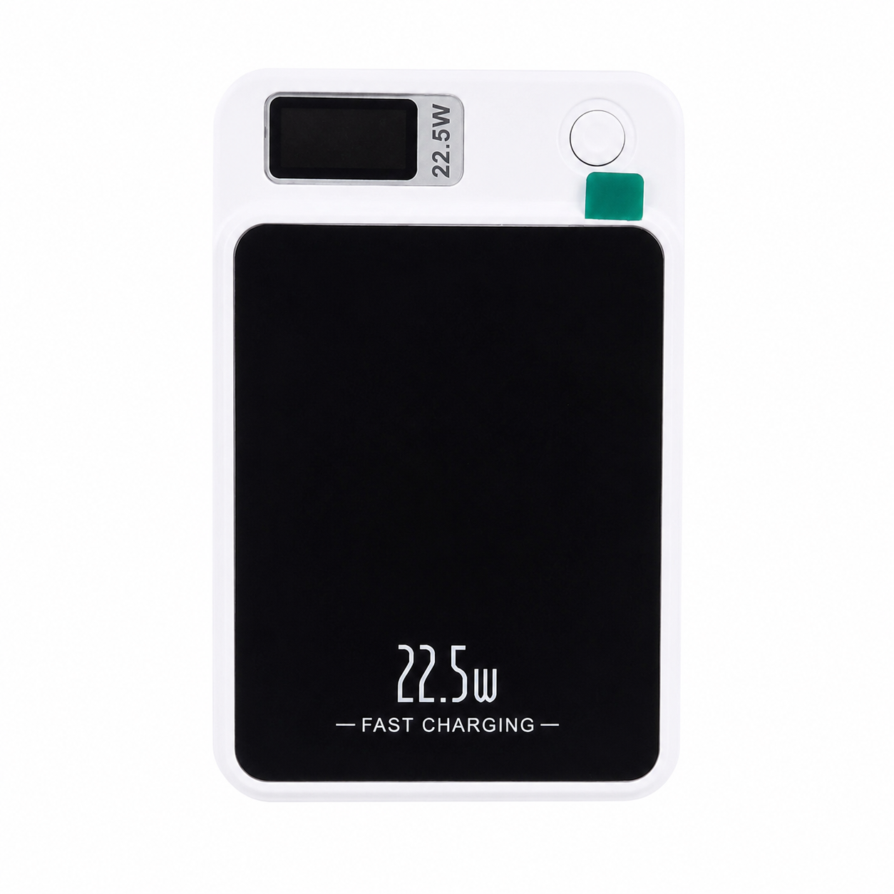 Cargador Portátil de 22.5W con Pantalla Digital y Carga Rápida.