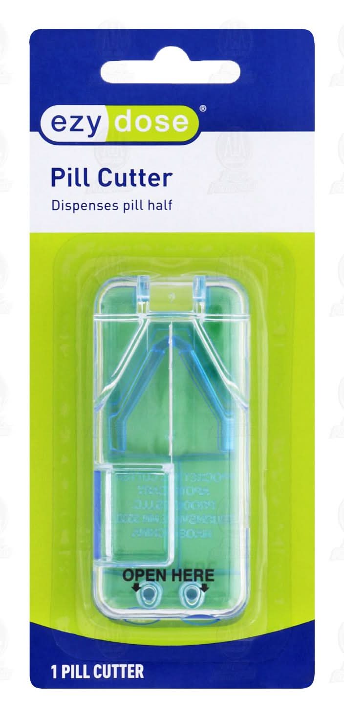 Cortador de pastillas, cuenta con una cuchilla de acero inoxidable para cortes precisos y un protector de seguridad para los dedos.