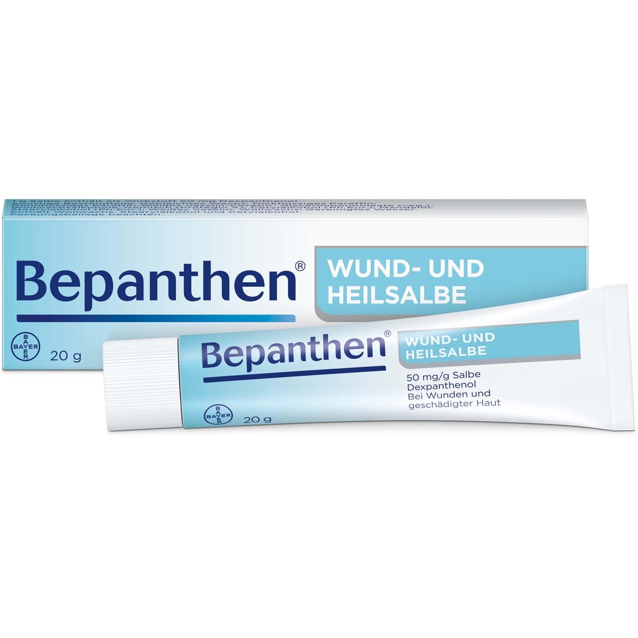 Crema para heridas y cicatrización de Bayer.