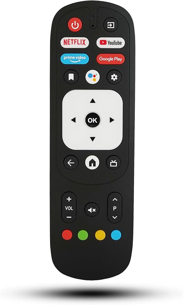 Control remoto de repuesto modelo RM-C3287 compatible con televisores JVC Smart Android TV.
