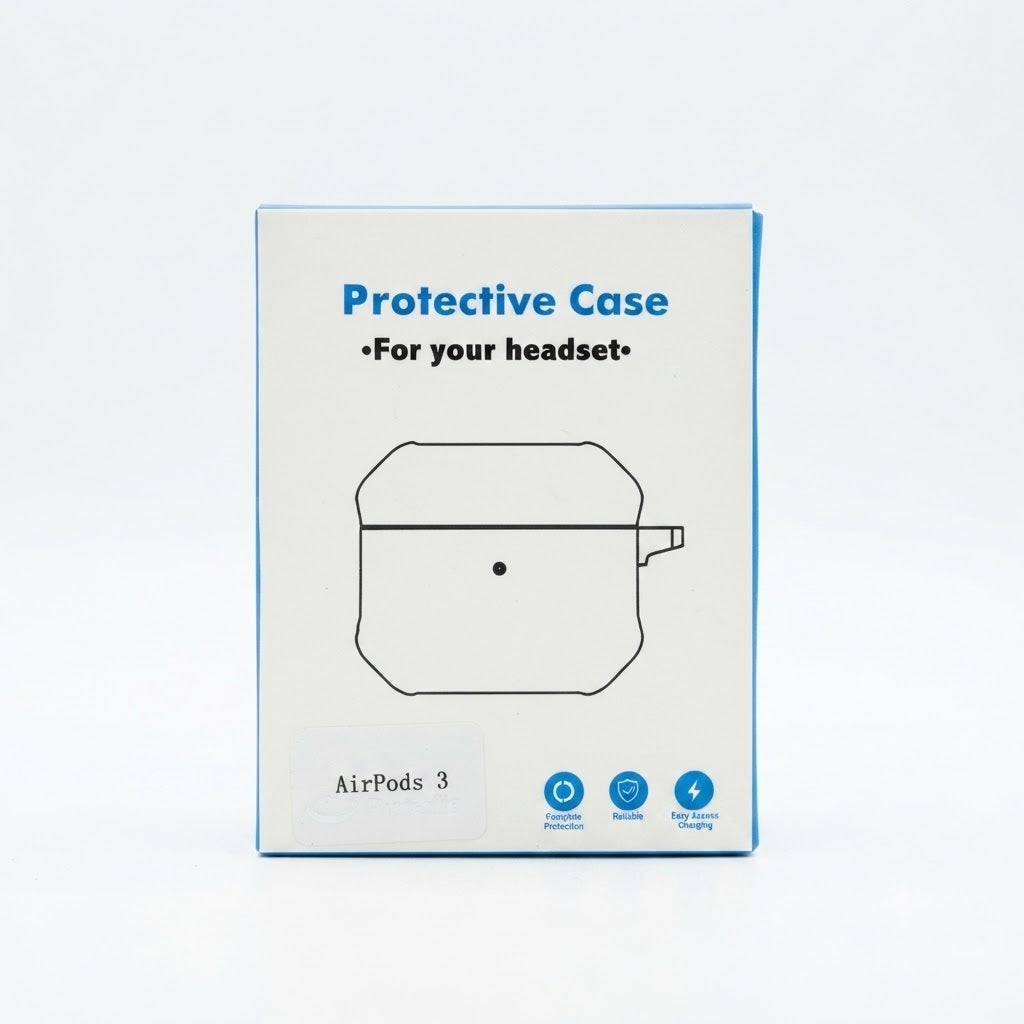 Estuche protector genérica está diseñado específicamente para los AirPods de tercera generación.