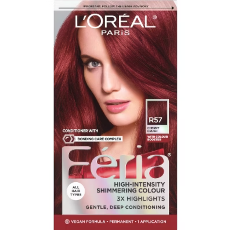 L'Oreal Paris Feria High Intensity Shimmering Color Power Red - R57 cherry crush