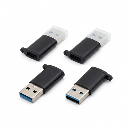 Pack de adaptadores de USB C hembra a USB 3.0 macho.