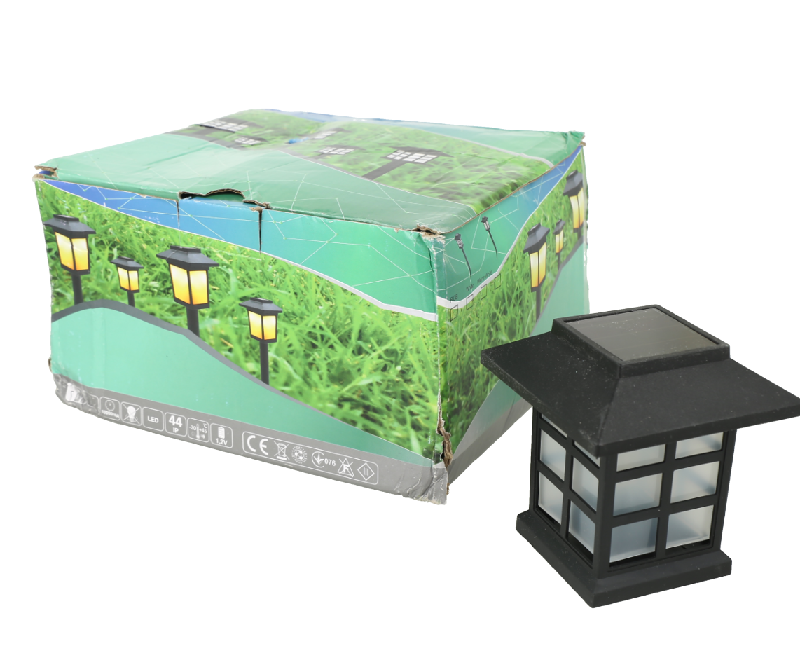 Lamparas solares para jardin, 6 unidades.