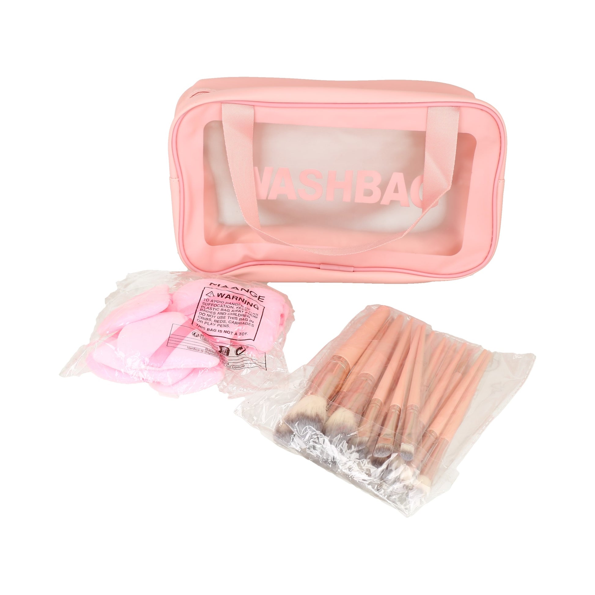 Kit brochas, piezas de microfibra y bultito