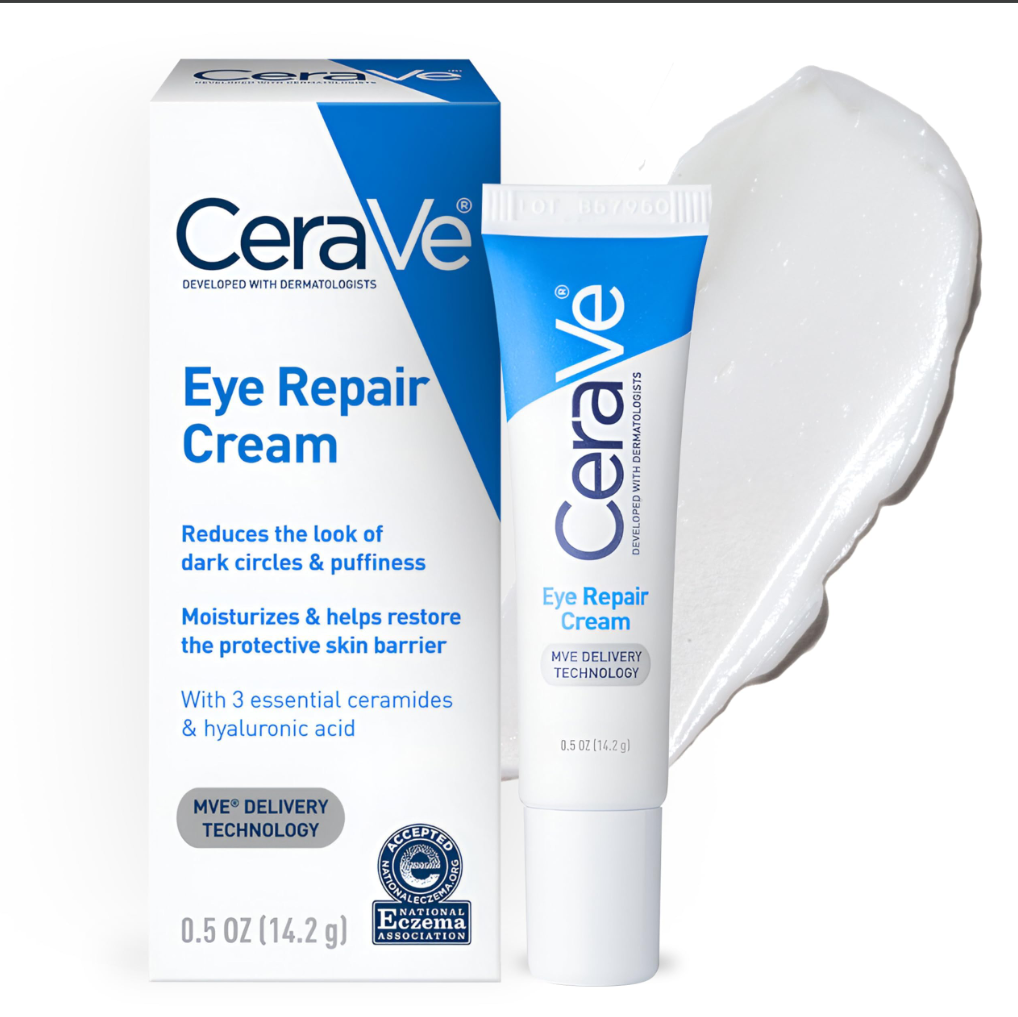 Crema ultra ligera diseñada para reducir la apariencia de ojeras y bolsas alrededor de los ojos