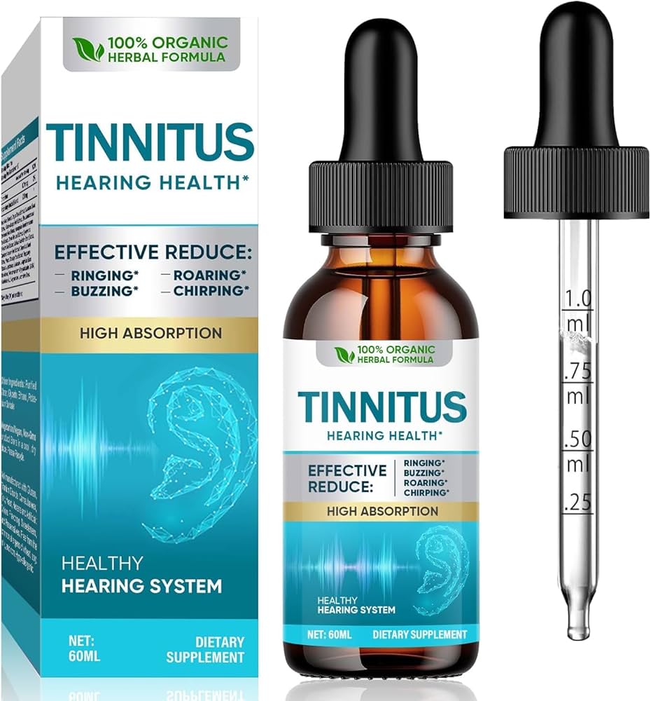 Suplemento dietético diseñado para aliviar síntomas relacionados con el tinnitus, se comercializa para reducir zumbidos, pitidos, rugidos y chirridos en los oídos.