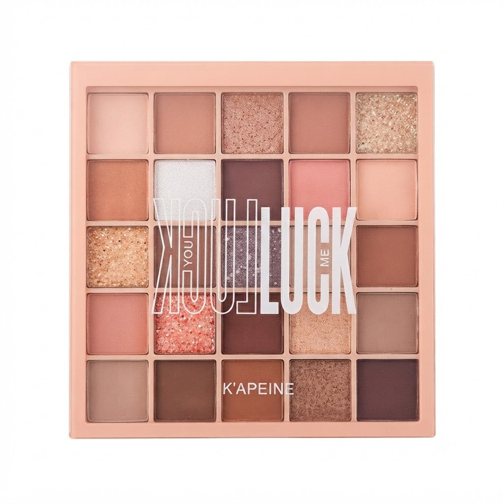 Paleta de sombras de ojos de 25 colores.