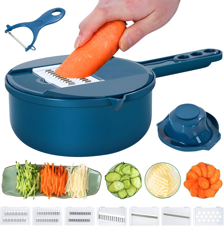 Picadora de verduras multifuncional 12 en 1.