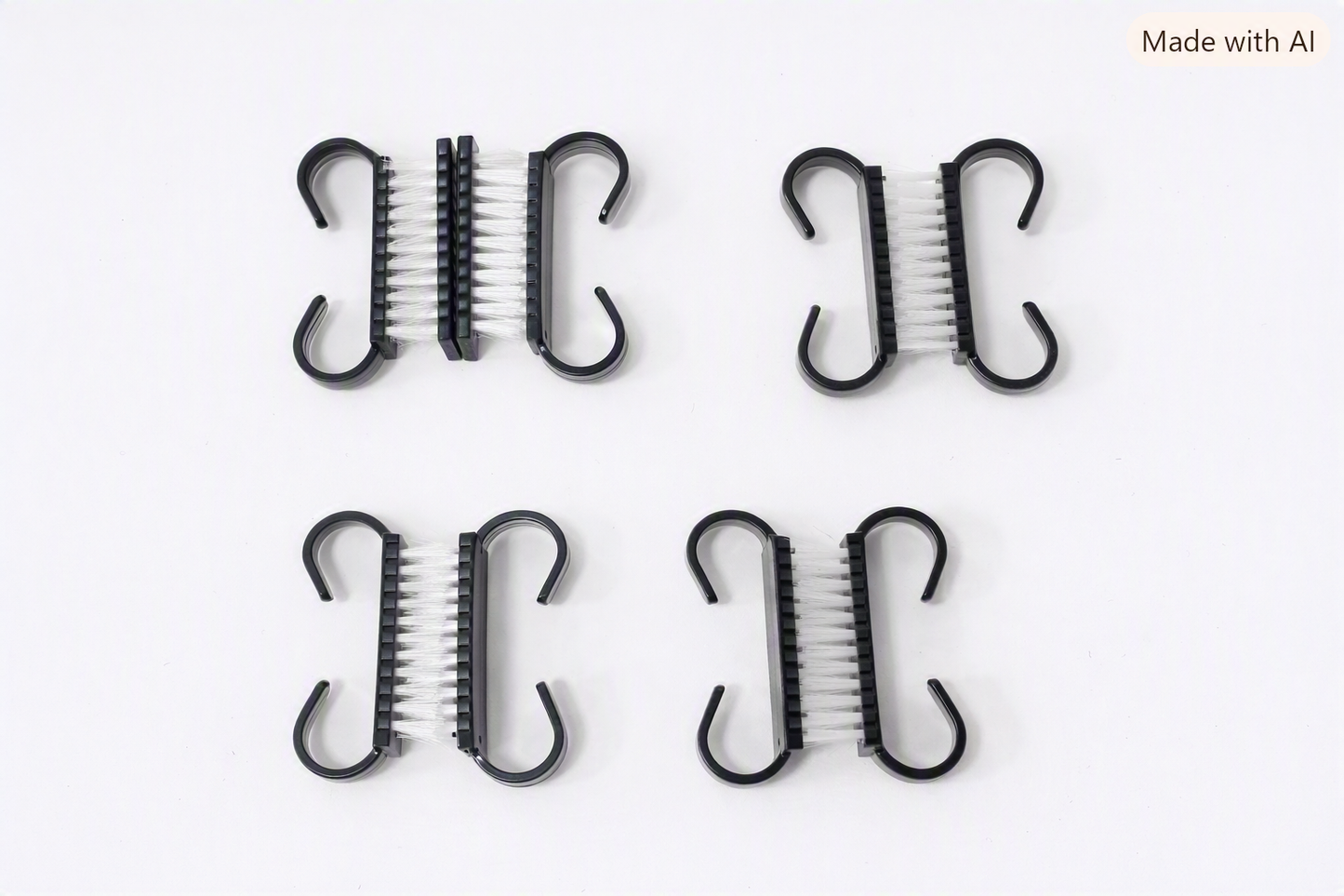 Pack de 10 mini cepillos removedores de polvo y limpieza para manicura.
