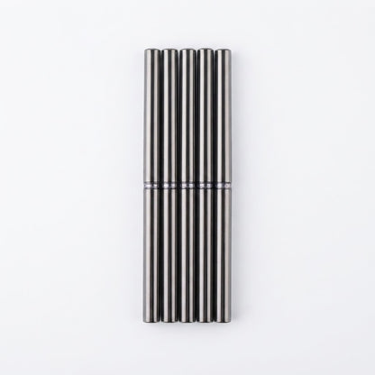 Juego de 5 pinceles delineadores de metal para decoración y diseño de uñas