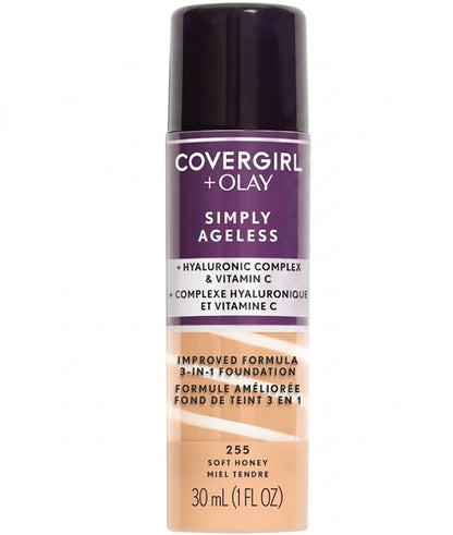 Base de maquillaje líquida, en tono 255 Soft Honey Miel Tendre, ideal para tonos de piel medianos a bronceados.
