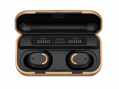 Auriculares Inalámbricos Bluetooth con Estuche de Carga y Pantalla LED Digital.