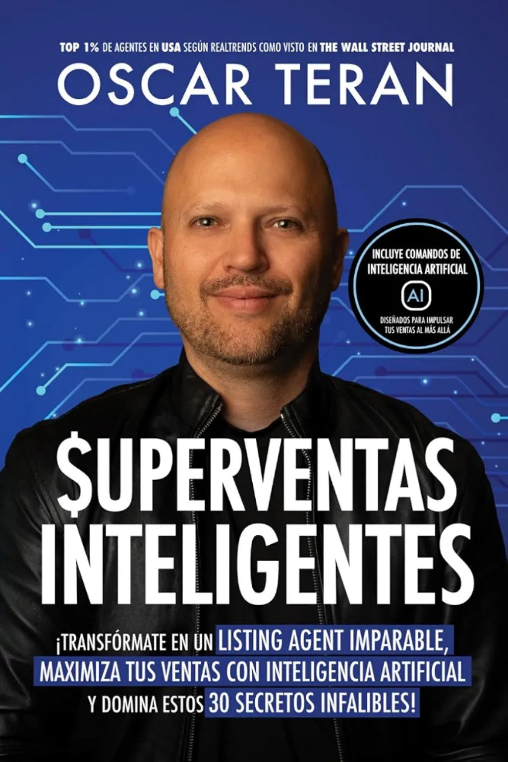 Libro Superventas Inteligentes de Oscar Terán sobre ventas e inteligencia artificial.