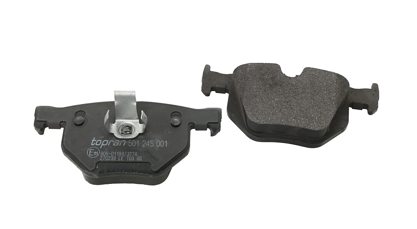 Pastillas de freno traseras compatibles con modelos de BMW, incluyendo las series 1, 3 y X5.