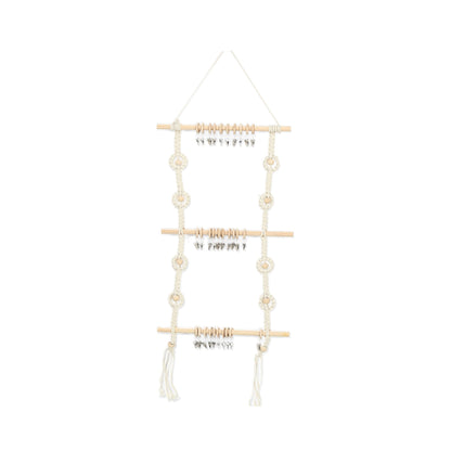 Organizador de pared de macramé de estilo bohemio