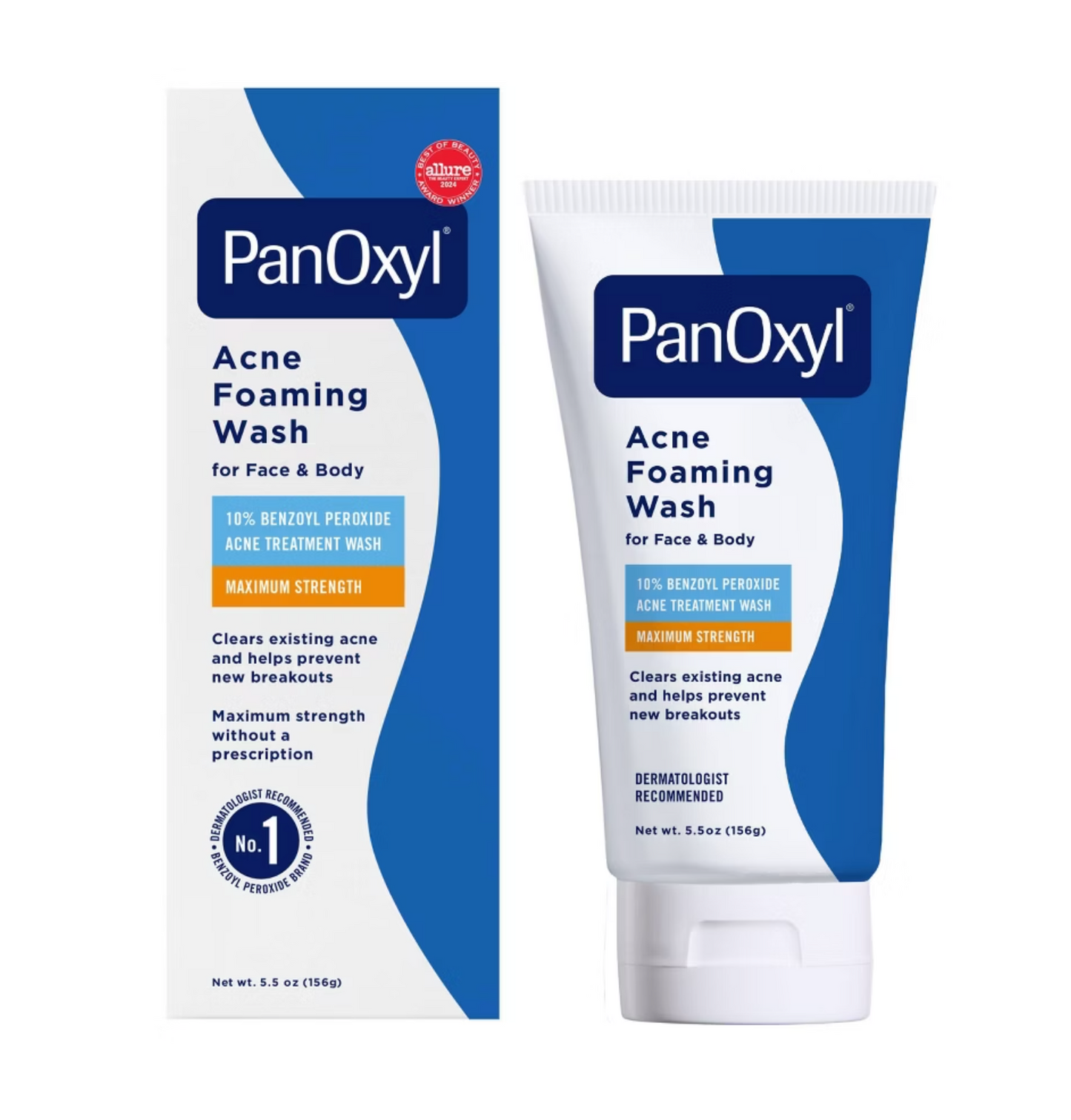 PanOxyl Maximum Strength Antimicrobial Acne Foaming Wash, 5.5 oz