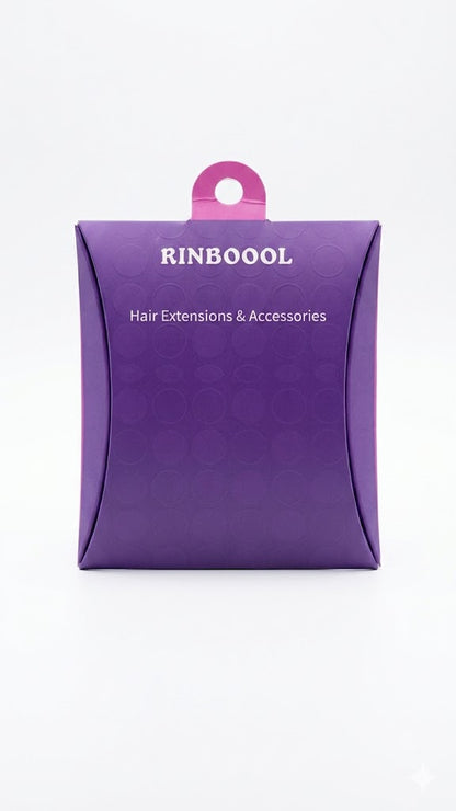 Extensiones de cabello rosa riboool con clip, 22 pulgadas, 10 piezas.