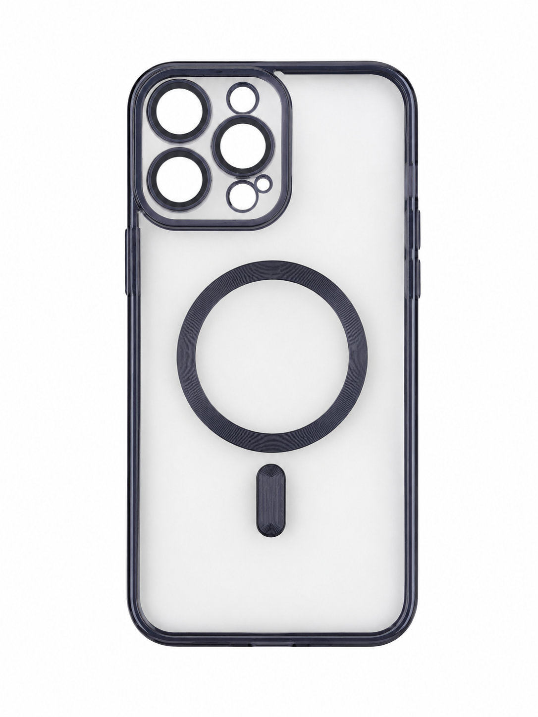 Funda magnética transparente compatible con iPhone 13 Pro Max con protección para cámara.