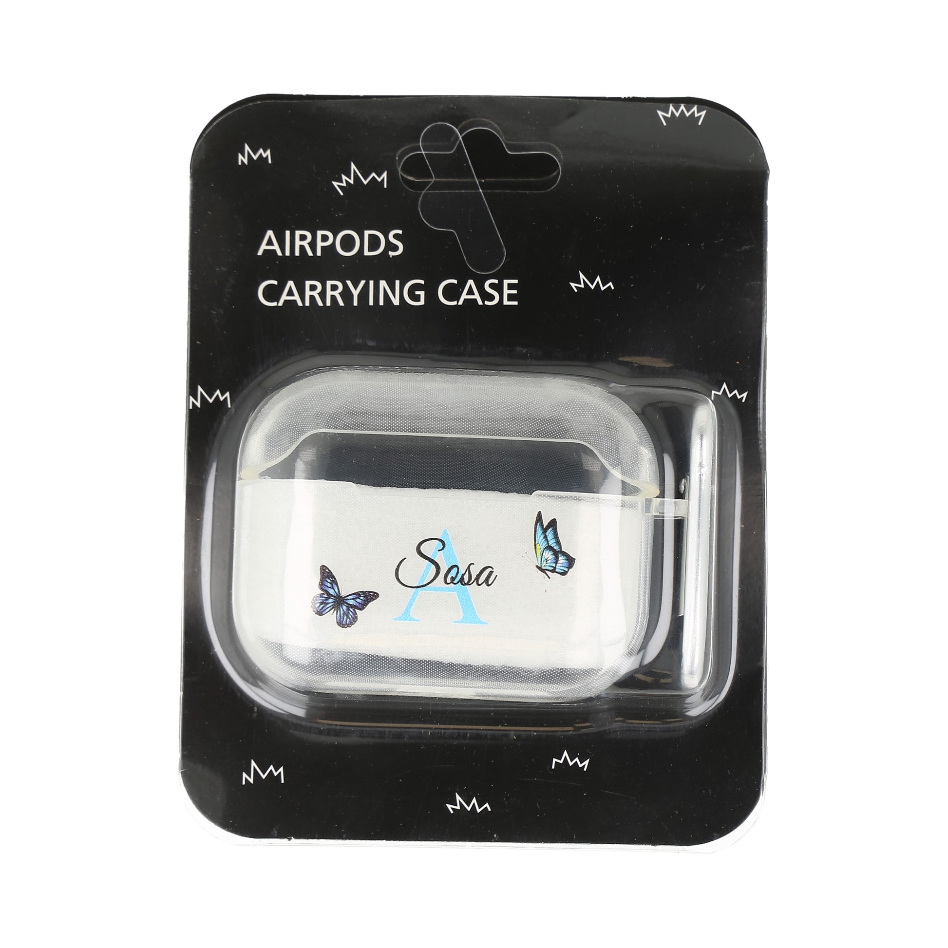 Funda Transparente Personalizable para airpod 4ta generacion (Sosa A)