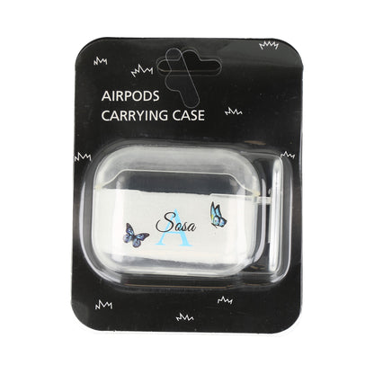 Funda Transparente Personalizable para airpod 4ta generacion (Sosa A)