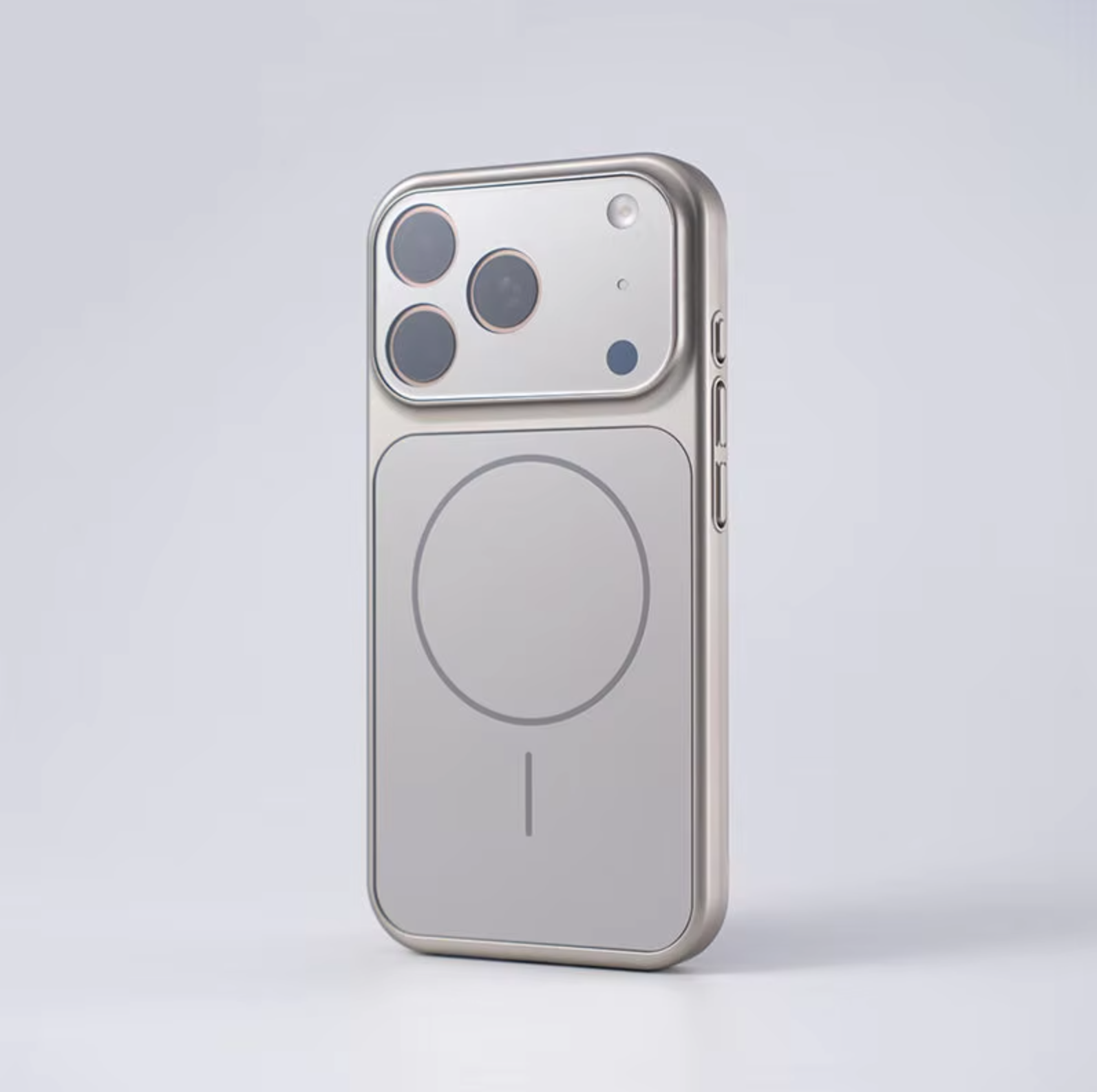Case para iPhone 15 Pro Max, silver.