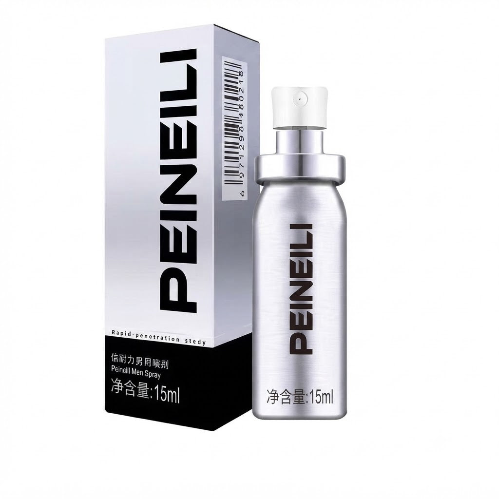 Spray retardante de uso externo para hombres.