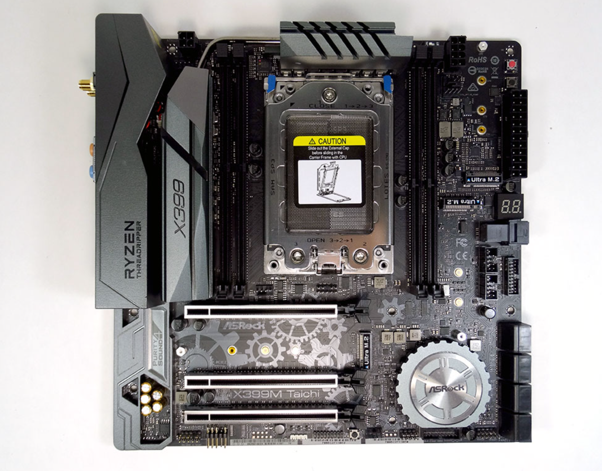 ASRock X399M Taichi Motherboard AMD X399 Socket TR4 Micro ATX DDR4
