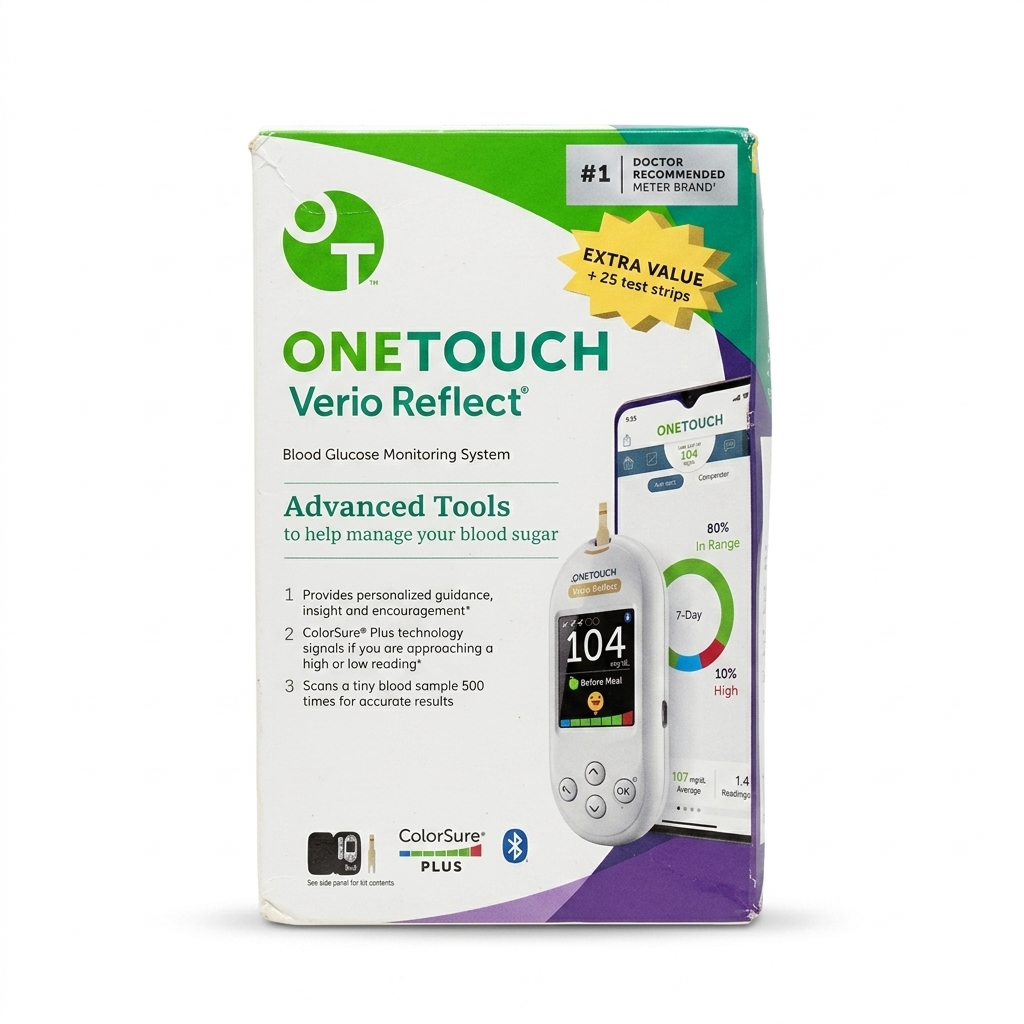 Sistema de monitoreo de glucosa Verio Reflect incluye tecnología ColorSure Plus