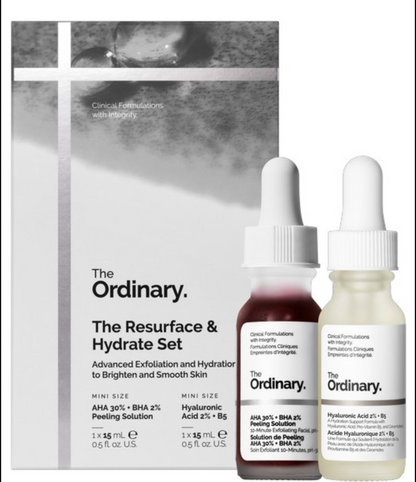 The Ordinary The Resurface & Hydrate Facial Care Kit