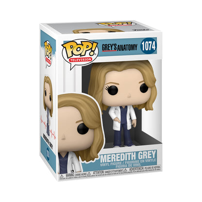Figura Funko Pop! coleccionable de vinilo basado en el personaje de Meredith Grey de la serie Anatomía de Grey.