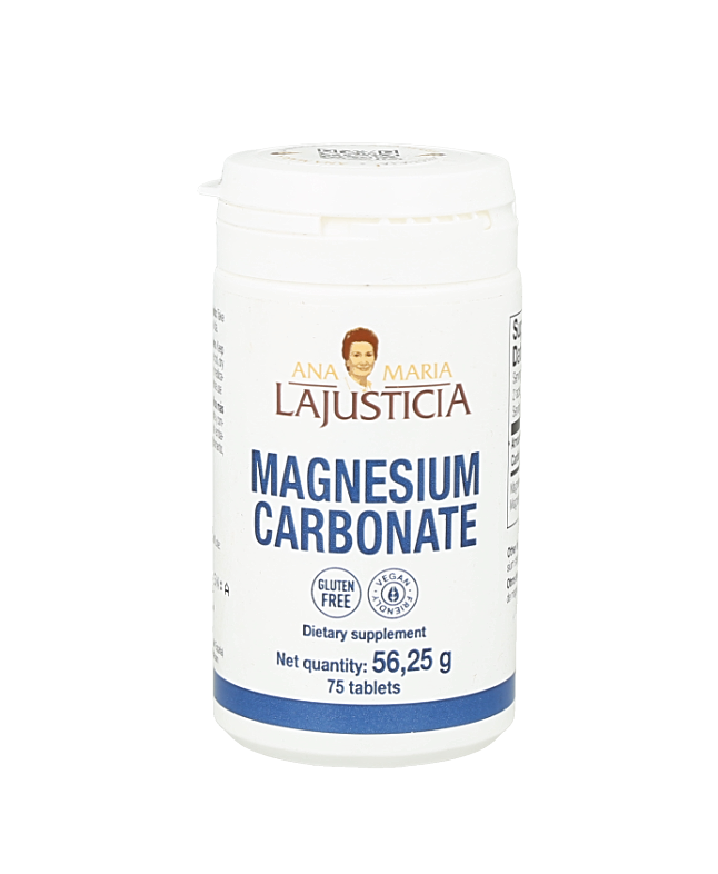 Carbonato de Magnesio suplemento dietético.