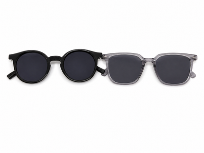 Gafas de Sol con Montura Redonda y Cuadrada para Hombre y Mujer.