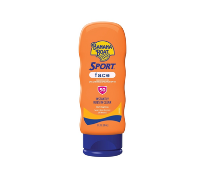 Banana Boat Sport Sunscreen for Face, SPF 50 89ml