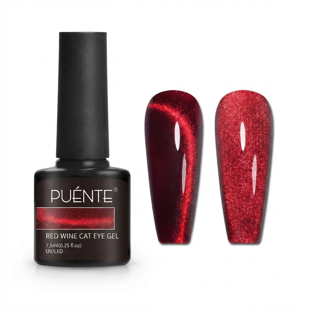 Esmalte de uñas en gel Puente Red.