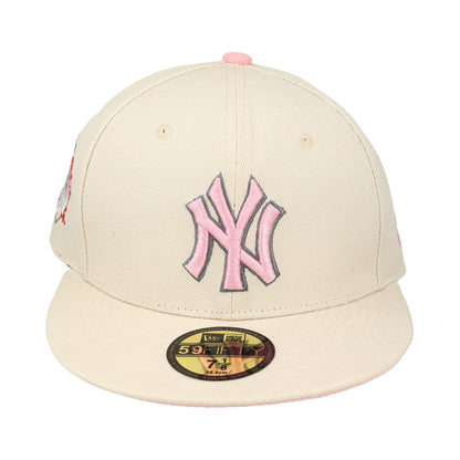 Gorra de los yankees, crema SIZE 7 1/8