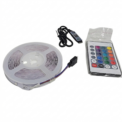 Kit de tiras de luces LED RGB de 10 metros.