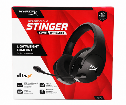 Audífonos inalámbricos para gaming modelo Cloud Stinger Core Wireless con micrófono para PC.