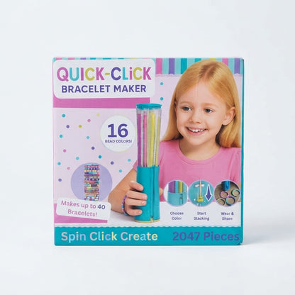 Kit de manualidades para fabricar pulseras con 2047 piezas y 16 colores de cuentas