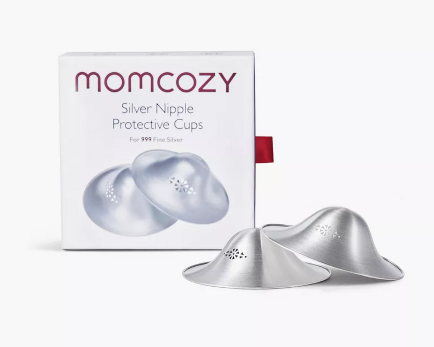 Momcozy 2-Piece 999 Silver Nursing Nipple Shields
