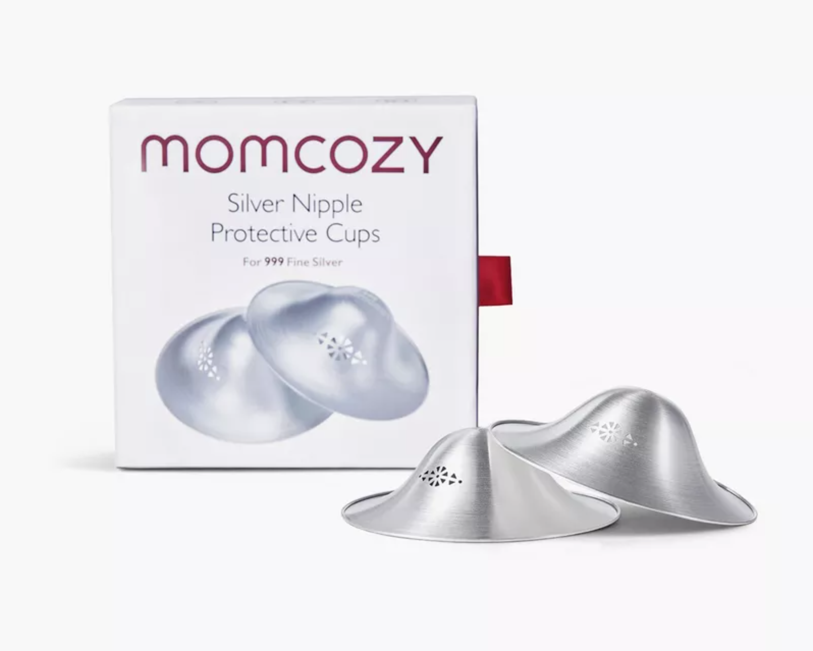 Momcozy 2-Piece 999 Silver Nursing Nipple Shields